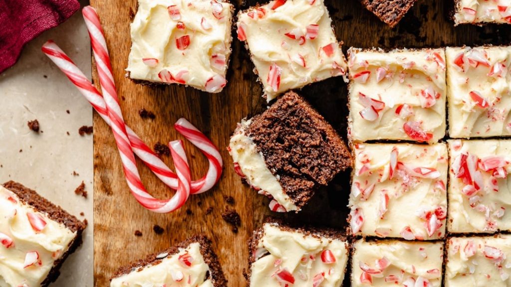 Fudgy Chocolate Peppermint Cake (gluten-free!)